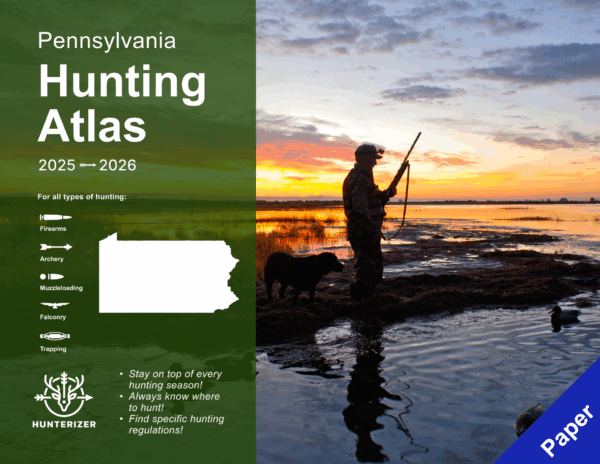 Pennsylvania 2025-2026 Hunting Atlas (Print Edition) (Pre-order)