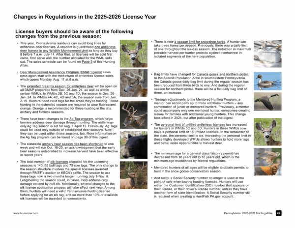 Pennsylvania Hunting Atlases (2025-2028) - Three-Season Bundle (Digital) - Image 5