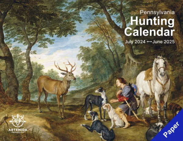 Pennsylvania 2024-2025 Hunting Wall Calendar