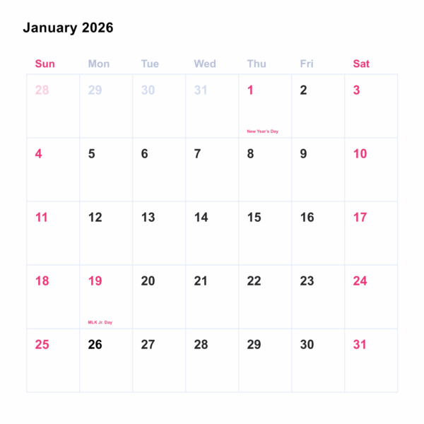 2026 Hunting Wall Calendar (Paper) - Image 5