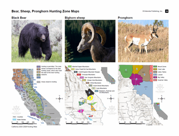 California Hunting Atlases (2025-2028) - Three-Season Bundle (Digital) - Image 5