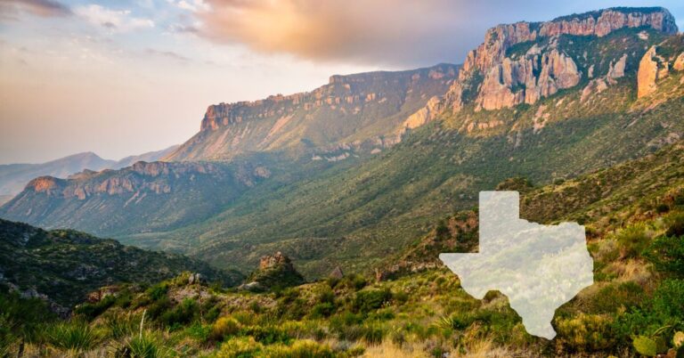 Canyon landscapes of Big Bend Texas