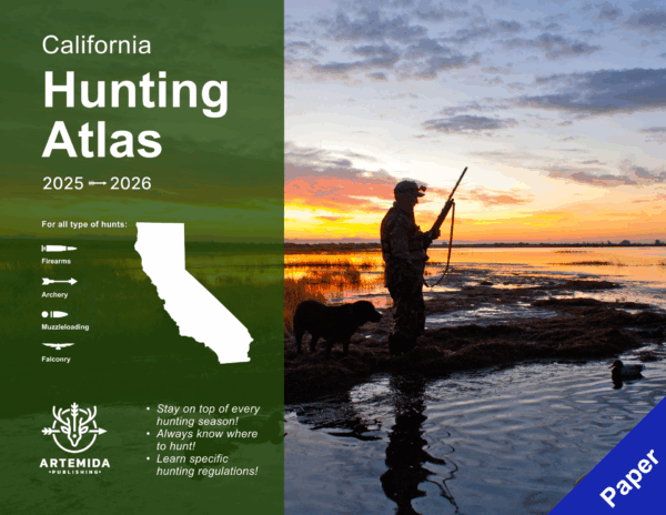 California 2025-2026 Hunting Atlas (Print Edition) (pre-order)