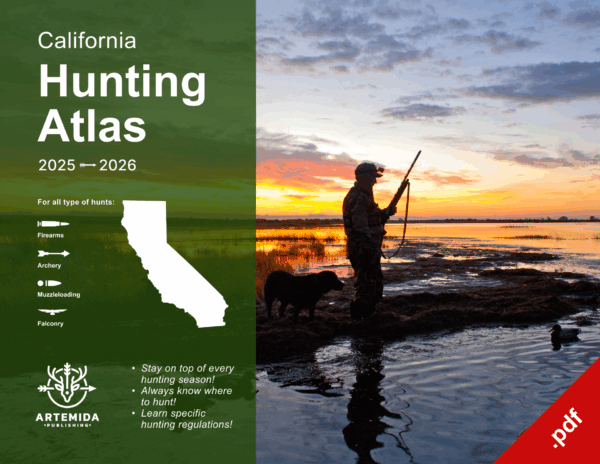 California 2025-2026 Hunting Atlas (Digital Edition) (pre-order)