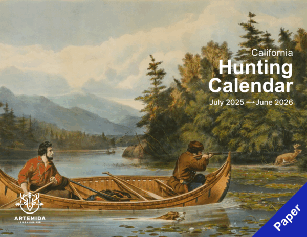 California 2025-2026 Hunting Wall Calendar (pre-order)