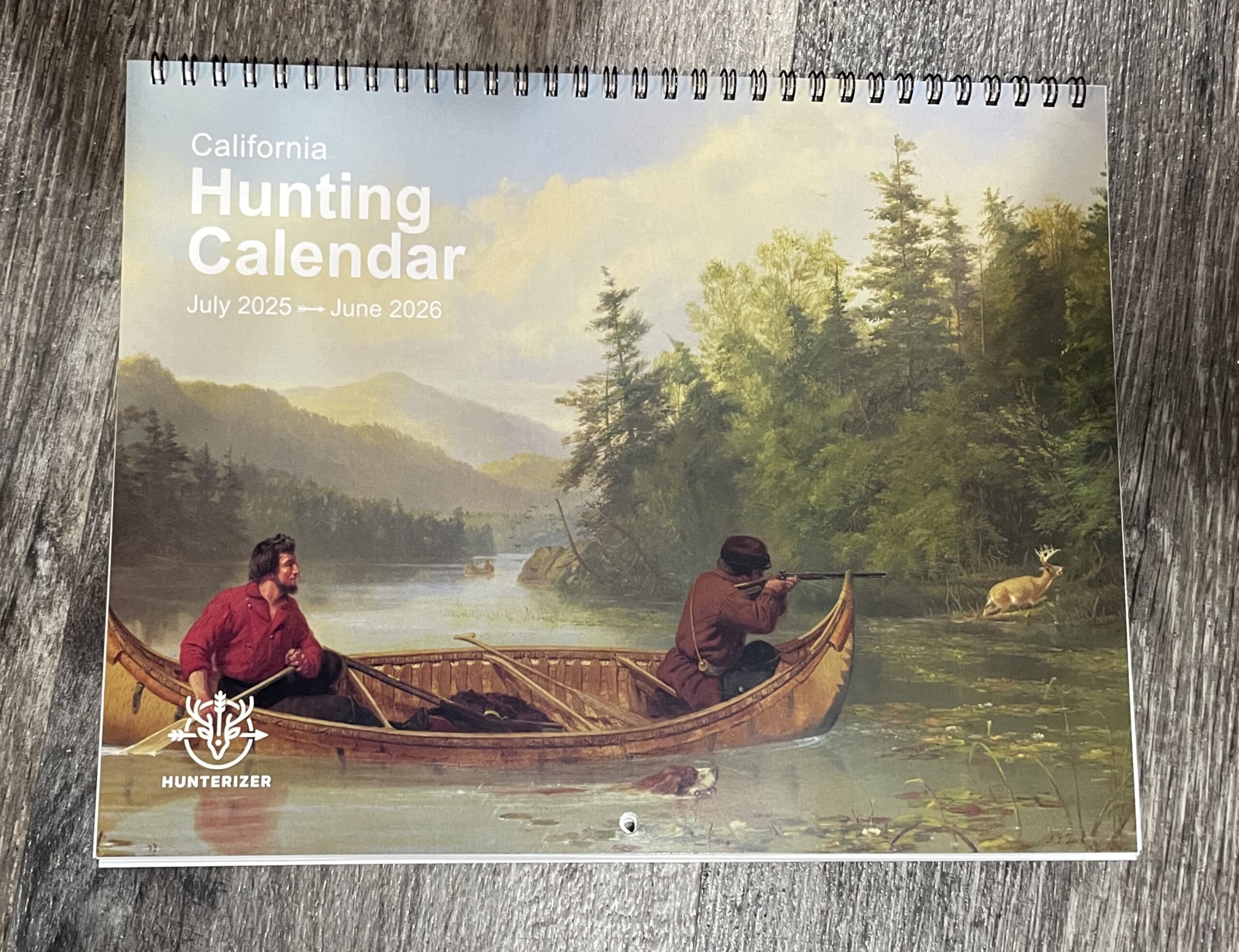 California 2025-2026 Hunting Wall Calendar - Image 2