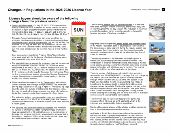 Pennsylvania Hunting Atlases (2025-2028) - Three-Season Bundle (Digital) - Image 8