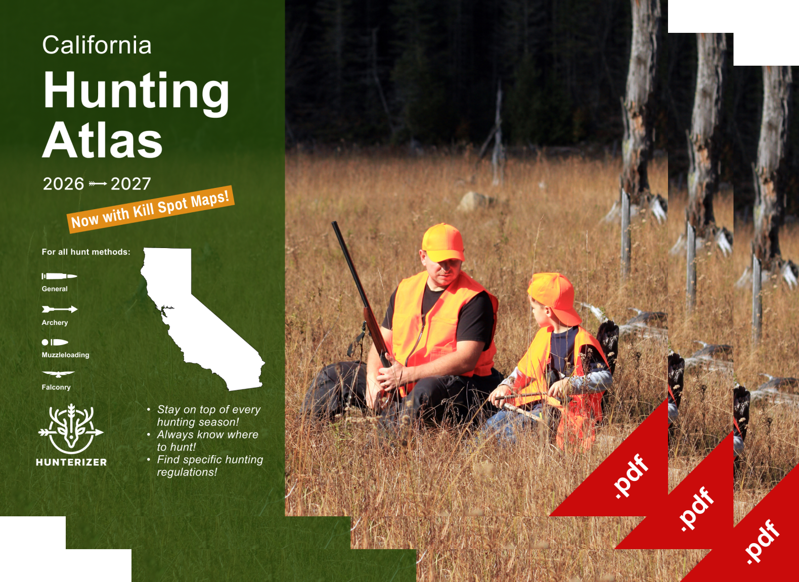 California Hunting Atlases (2026-2029) - Three-Season Bundle (Digital)