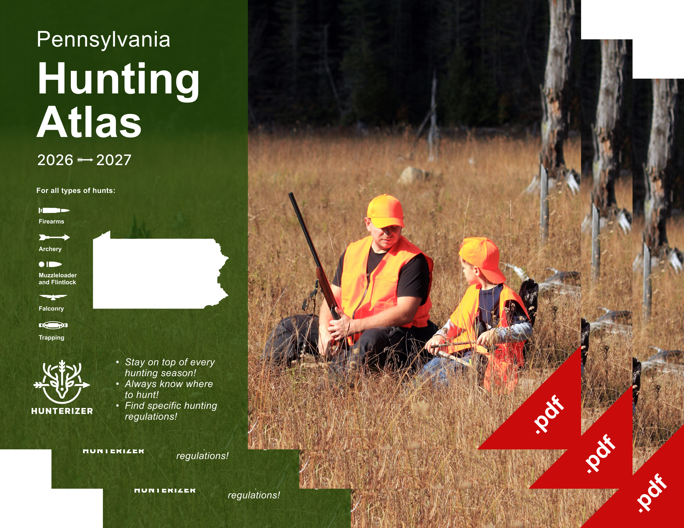 Pennsylvania Hunting Atlases (2026-2029) - Three-Season Bundle (Digital)