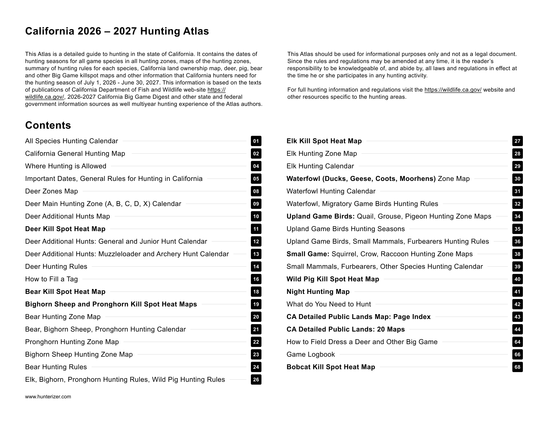 California 2026-2027 Hunting Atlas (Digital Edition) - Image 13