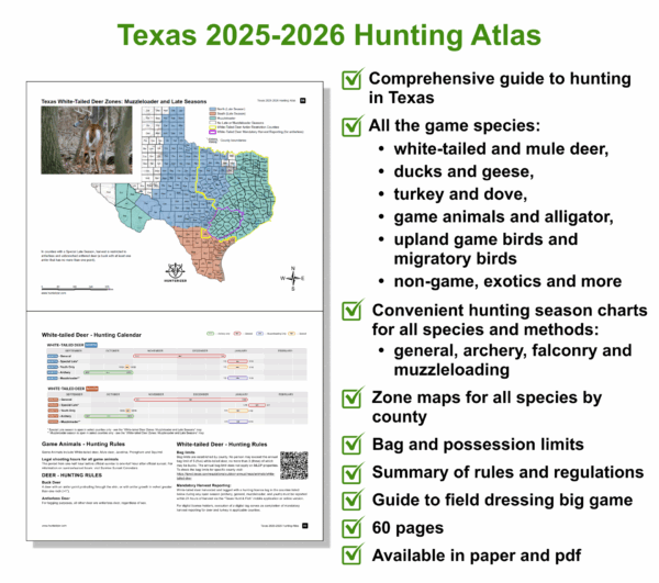 Texas Hunting Atlases (2025-2028) - Three-Season Bundle (Digital) - Image 2
