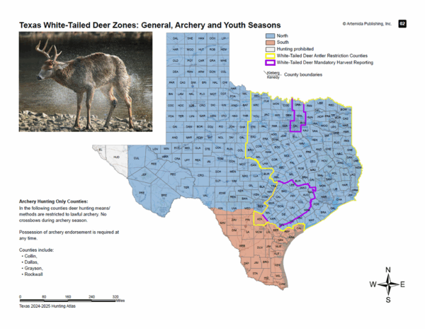 Texas 2025-2026 Hunting Atlas (Paper Edition) - Pre-Order - Image 3