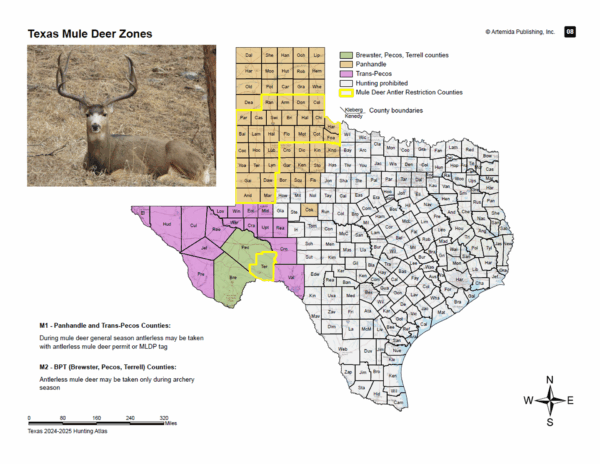 Texas 2025-2026 Hunting Atlas (Paper Edition) - Pre-Order - Image 8