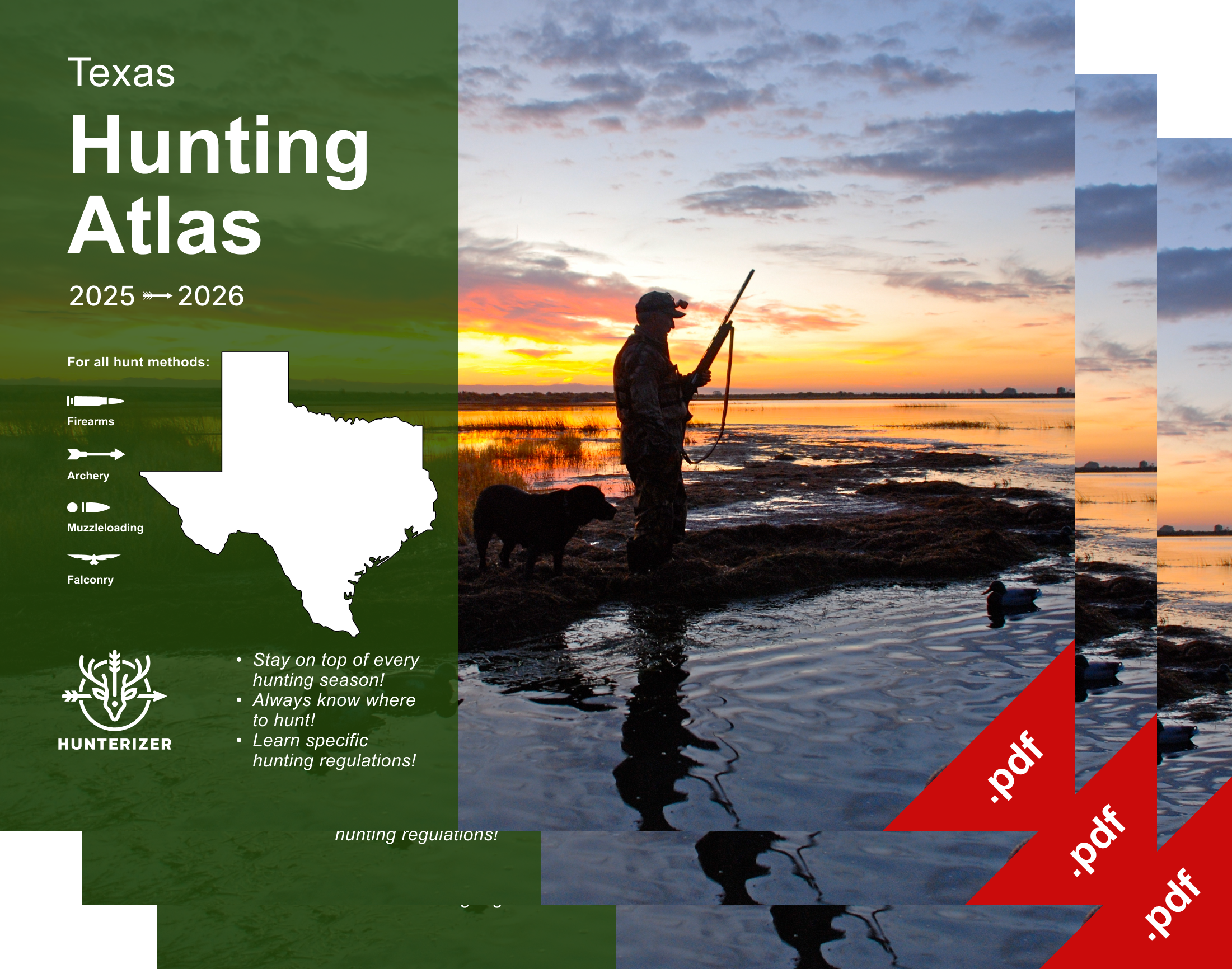 Texas Hunting Atlases (2025-2028) - Three-Season Bundle (Digital)