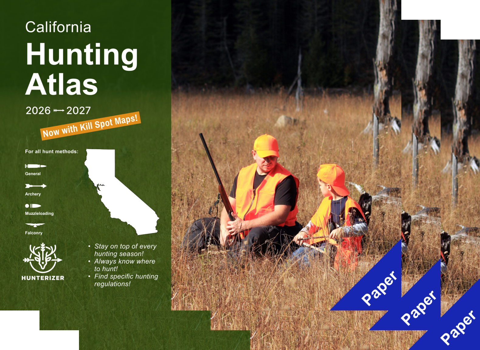 California Hunting Atlases (2026-2029) – Three-Season Bundle (Print)