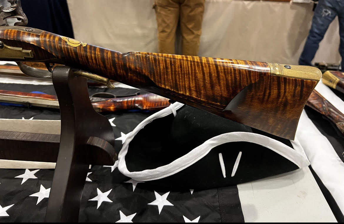 Custom Pennsylvania flintlock rifle by Rick Larnerd