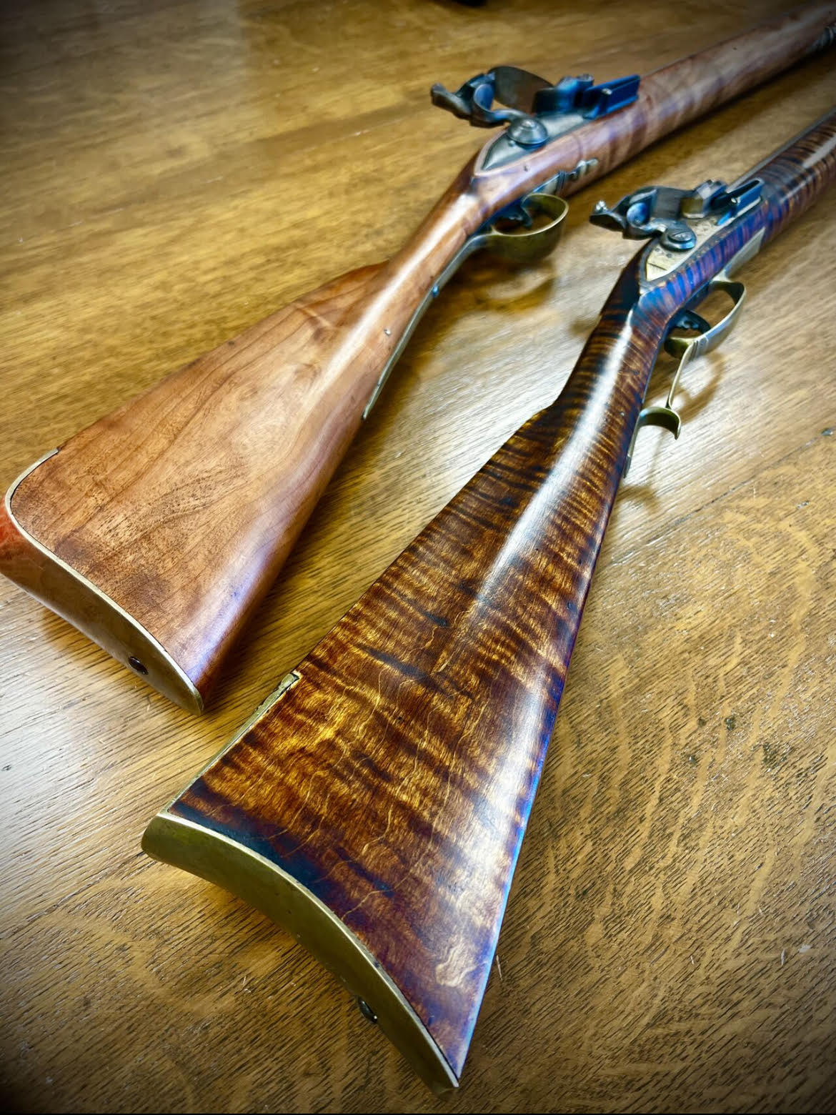 Flintlock rifle detail - Gobbler Knob Longrifles