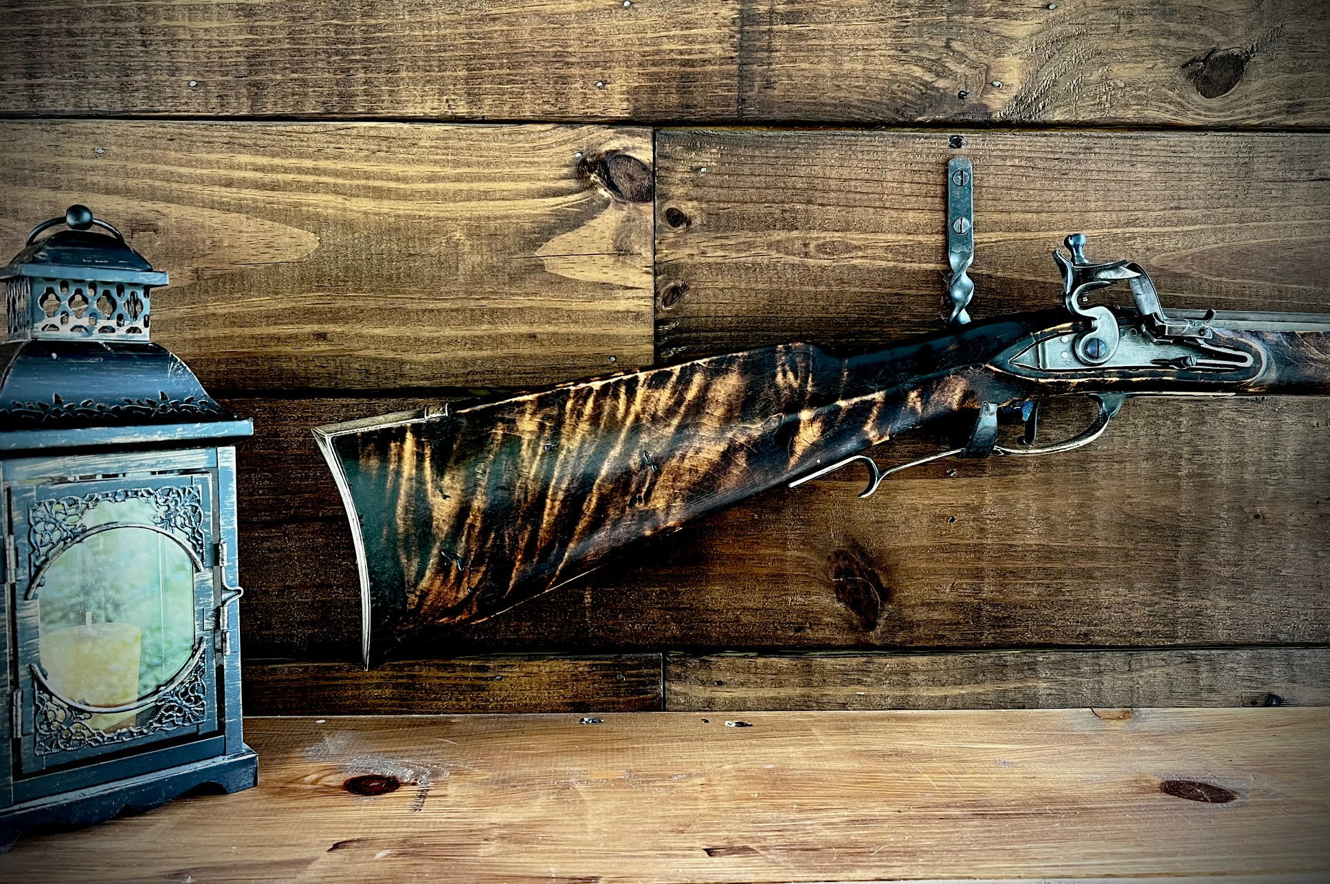 Hand-built Pennsylvania longrifle